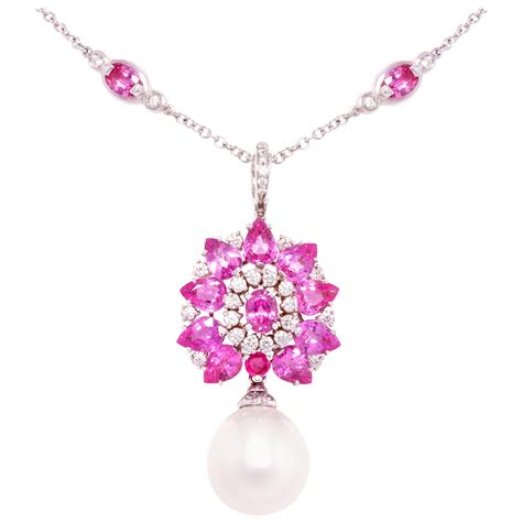 louis vuitton pink sapphire necklace bling empire|Louis Vuitton gemstones.